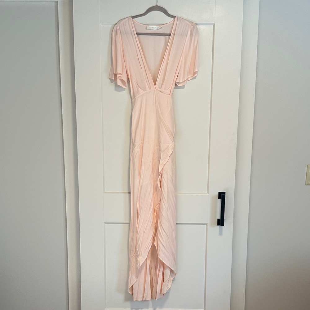 Astr Blush High Low Dress
